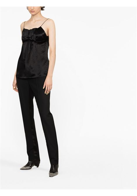 Black V-back vest top - women JIL SANDER | J03NC0114J75051001